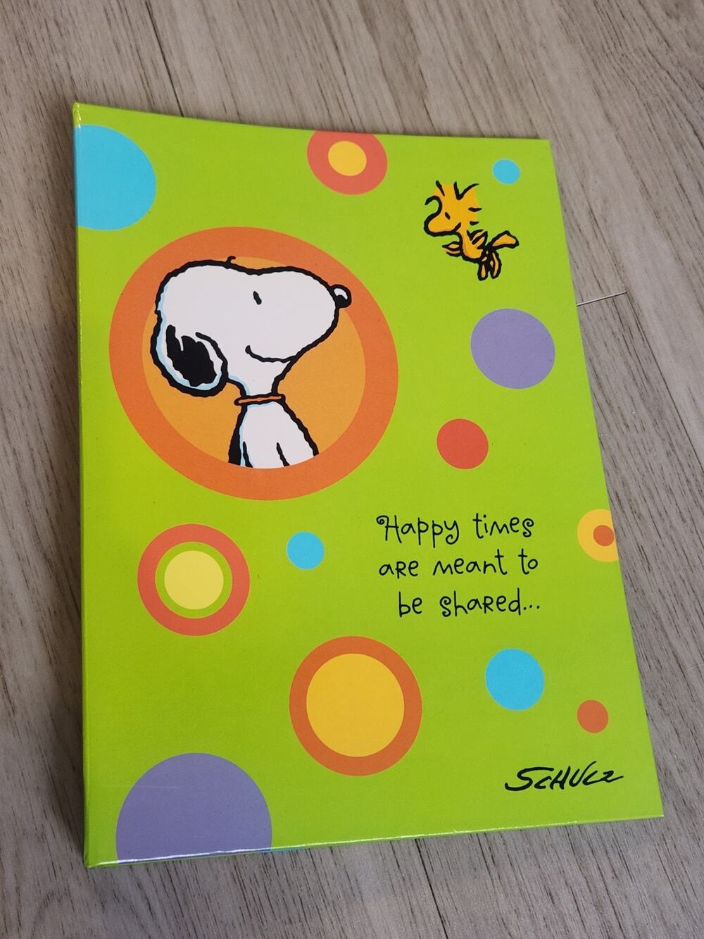 Hallmark Peanuts Snoopy Woodstock Photo Album Holds 100 4x6 PHA7612